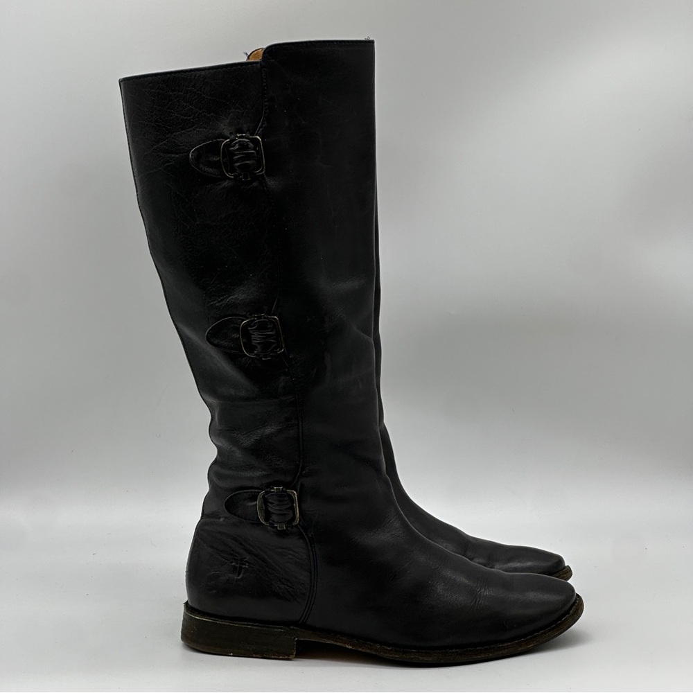 Frye Paige Buckles Boots. Size 9